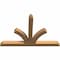 Ekena Millwork Richland Timber Gable Bracket, Western Red Cedar, 84"W x 56"H x 5 1/2"D x 5 1/2"F, 16/12 Pitch GBW084X56X0606RIC00SWR - alternate 2